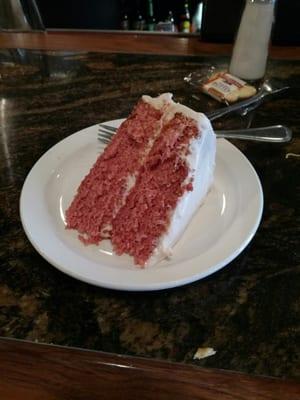 The famous strawberry cake