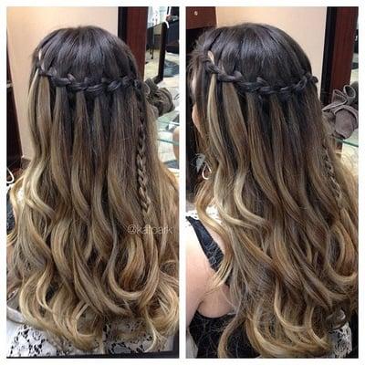 Waterfall braid