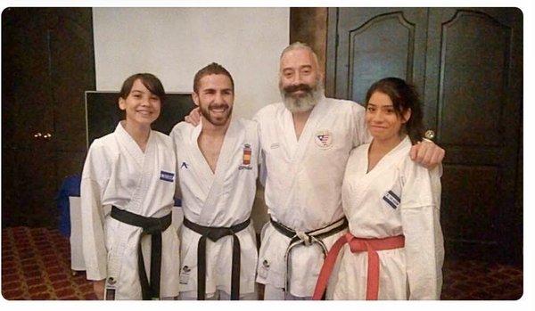 El Salvador, Spain and USA #karate teams