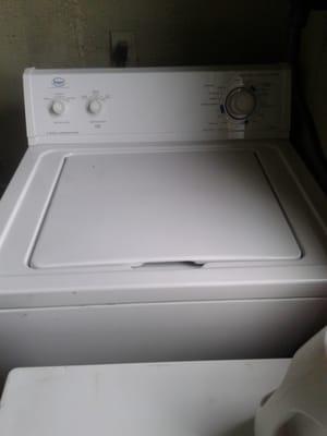 This is the washer that I paid $150.00 for and $50.00 to have delivered!!