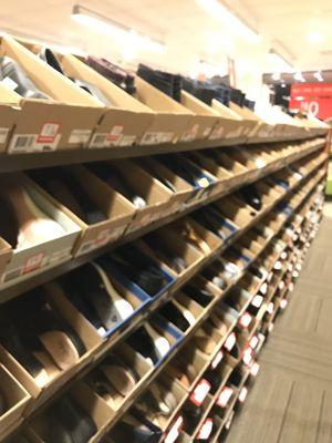 Shoe display.