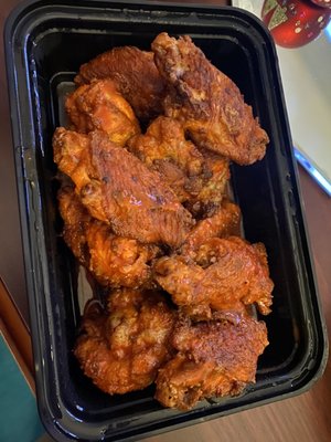 Dozen hot wings