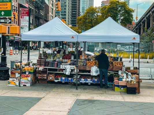 Fruit and vegetables stand