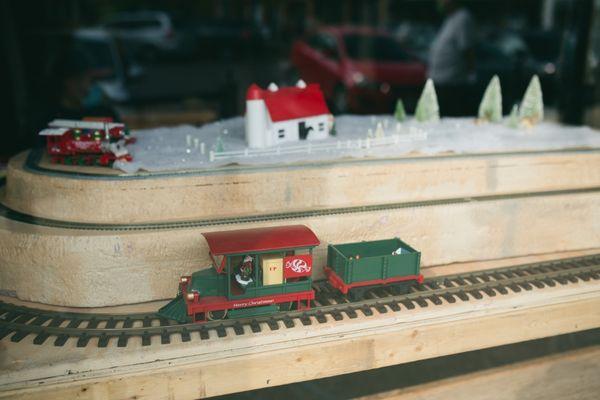 Our limited edition christmas woodie inspection car from hartland locomotive works