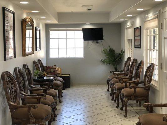 Our beautiful remodeled waiting area