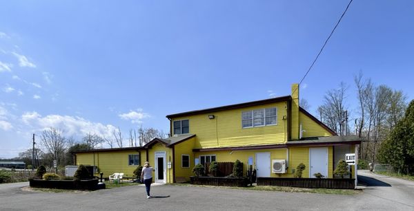 Thank goodness it's a bright yellow building on boring Route 9, otherwise you'd miss it.