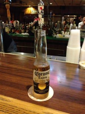 Cold corona at the bar!