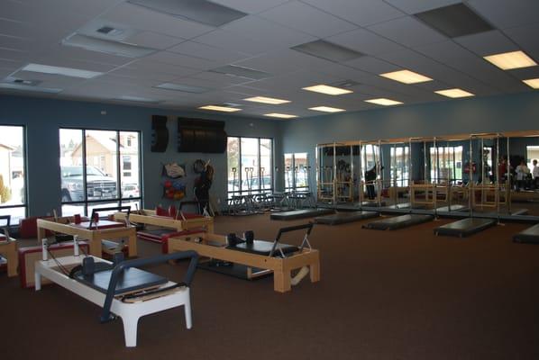 PMA and STOTT Certified Instructors.                     2600 Square feet of Pilates!