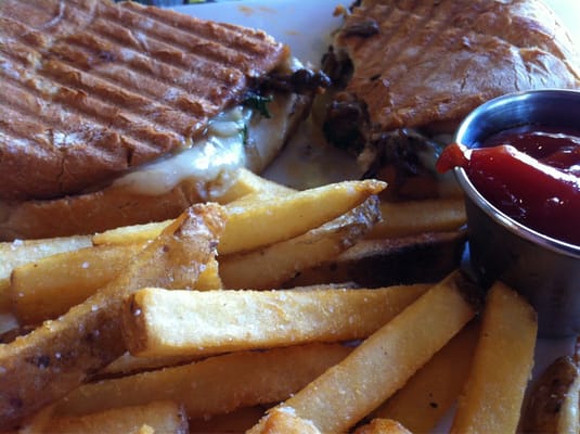 Short rib panini...minus a couple bites