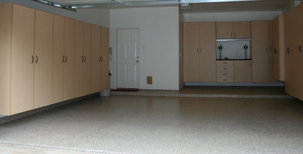 Garage Floor Finishing & Cabinetry