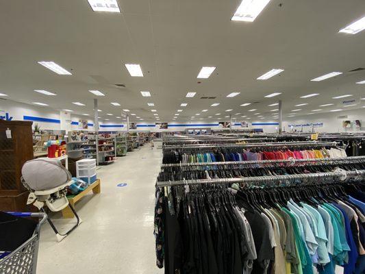 Pretty decadent size store with color organization