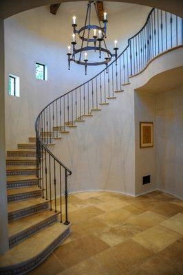 Woodside - Spanish Colonial Staircase