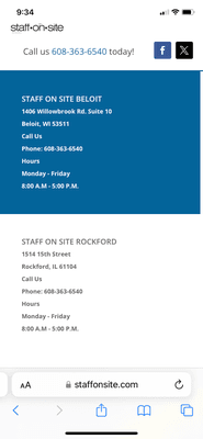 They don't even have a Rockford phone number /hotline they are a complete scam who claims to working in Rockford ect..