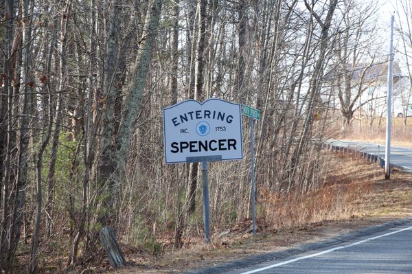 Entering Spencer from Paxton.