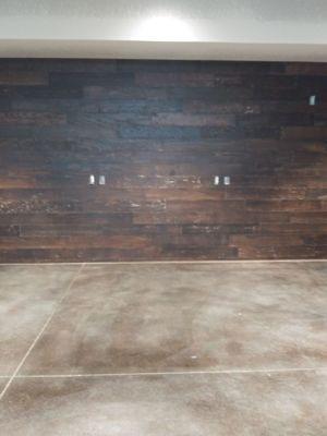 Commercial accent wall