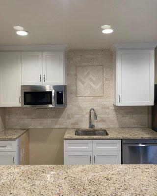 Kitchen Backsplash install