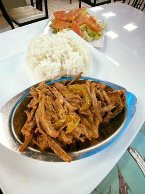 Ropa Vieja (Cuban Meat Stew) el mejor sabor, the best flavor in Hialeah & Miami