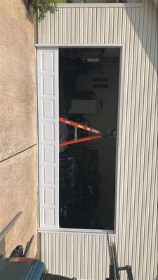 Installed a new garage doors