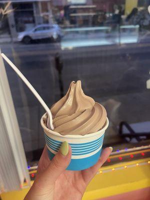 Chocolate soft serve