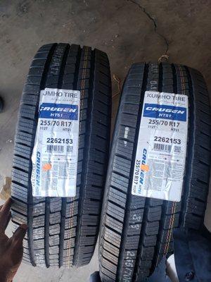 New tires on sale