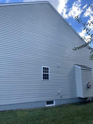 Residential Vinyl Siding After