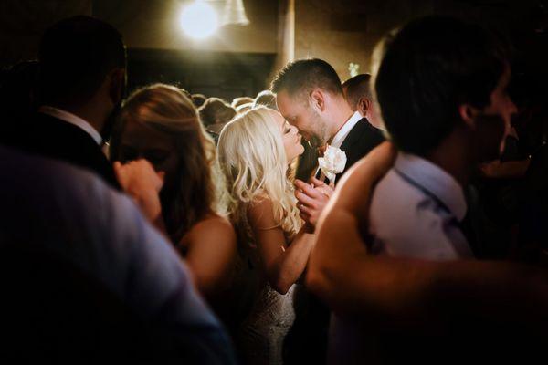 Bride and Groom Dancing