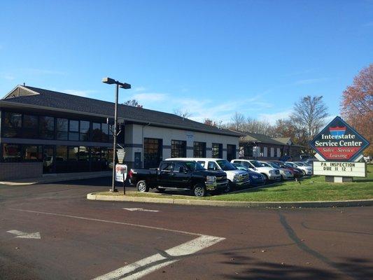 The front of Interstate Service Center - Colmar