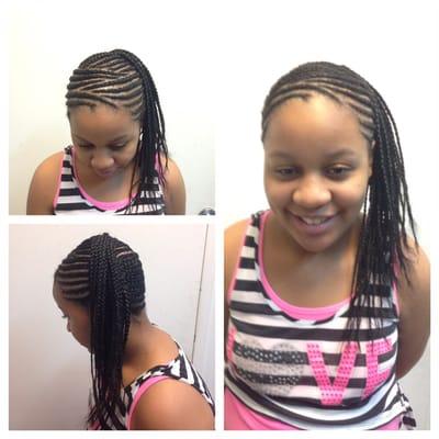 Natural hair braids