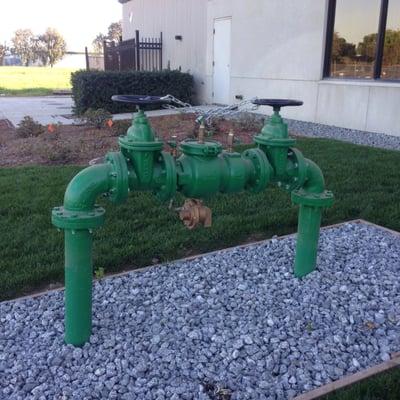 New Backflow installed at silva sausage co.