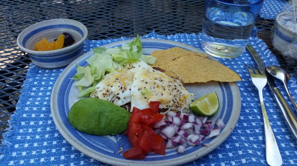 She wanted us to have a taste of the Southwest one morning.