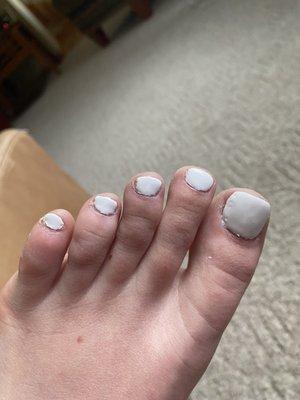 Gel pedicure