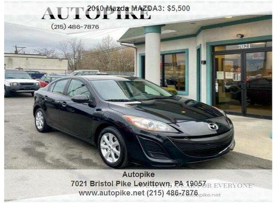 2010 Mazda MAZDA3 i Sport 4dr Sedan 5A 115608 Miles