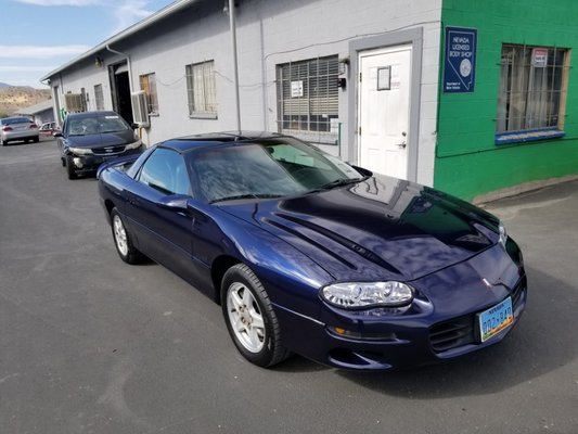 A 2002 Chevy Camaro full restoration by Jose Torres.