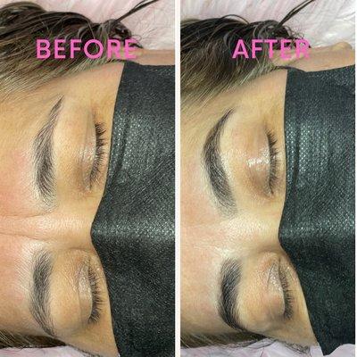 Hybrid Eyebrow Tinting