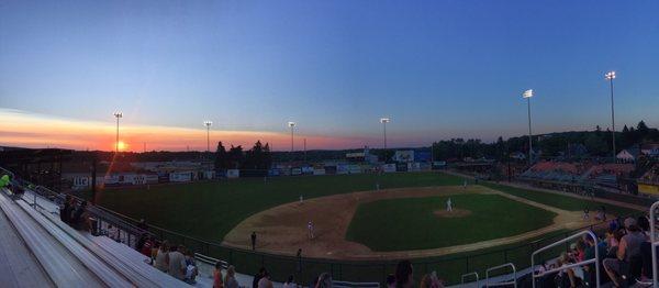 Sunset at Athletc Park