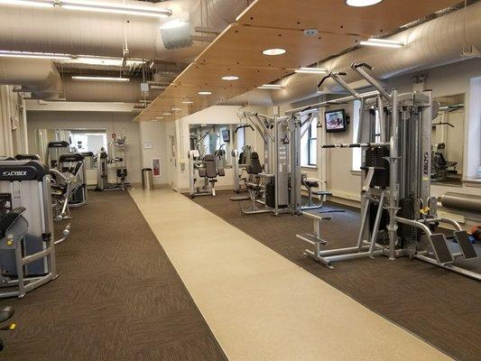 The secret weight room that is on the other side of the building from the main weight rooms