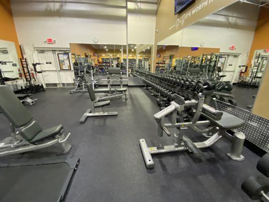 Dumbbell area