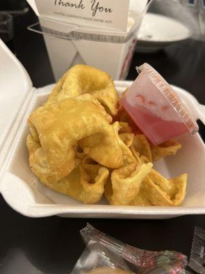 Crab wontons