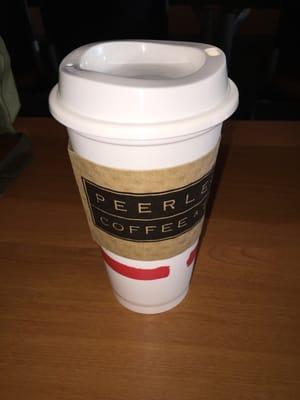 Bring your own cup and pay for a small cup of coffee! ($1.75)