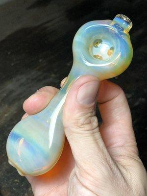 Ver-Glow Glass 3-hole pipe