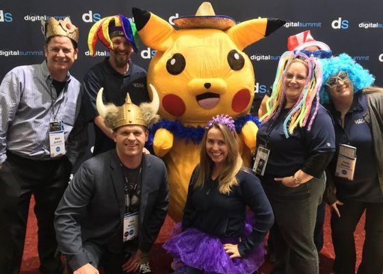 Our Dallas Digital Summit Company Photo (with Pikachu) 2016