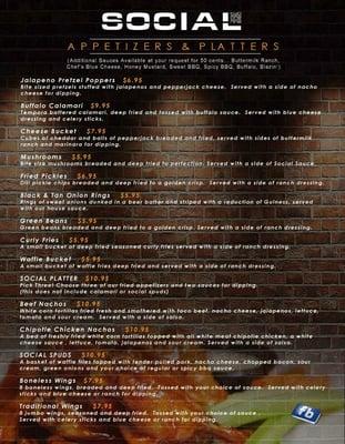 New Menu (2/20/2013) Appetizers and Platters