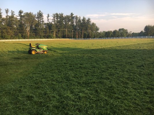 John Deere tractor running smoothly