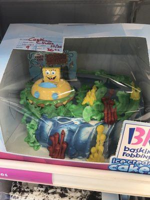 Spongebob cake