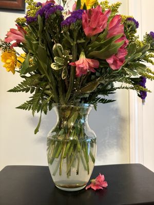 A Mother's Day bouquet that just arrived