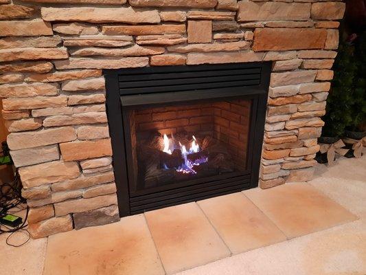 Vent free fireplace service