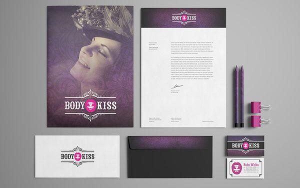 Body Kiss Cosmetics Stationary Design