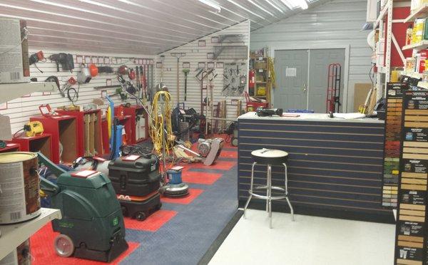 Rental Department inside Erickson True Value in L'Anse, MI (8/15/16)