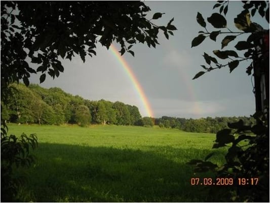 The end of the rainbow is indeed at our farm