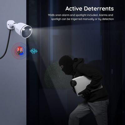 The new spotlight home security camera provides light and motion detect alerts.